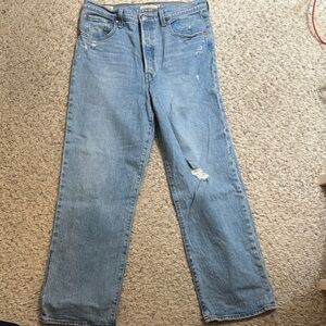 NWOT LEVI RIBCAGE STRAIGHT ANKLE